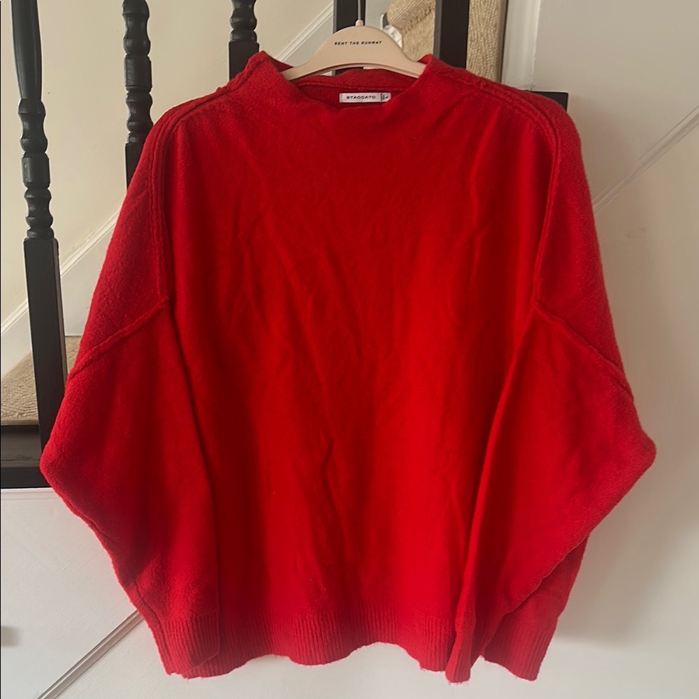 Red Oversized Sweater